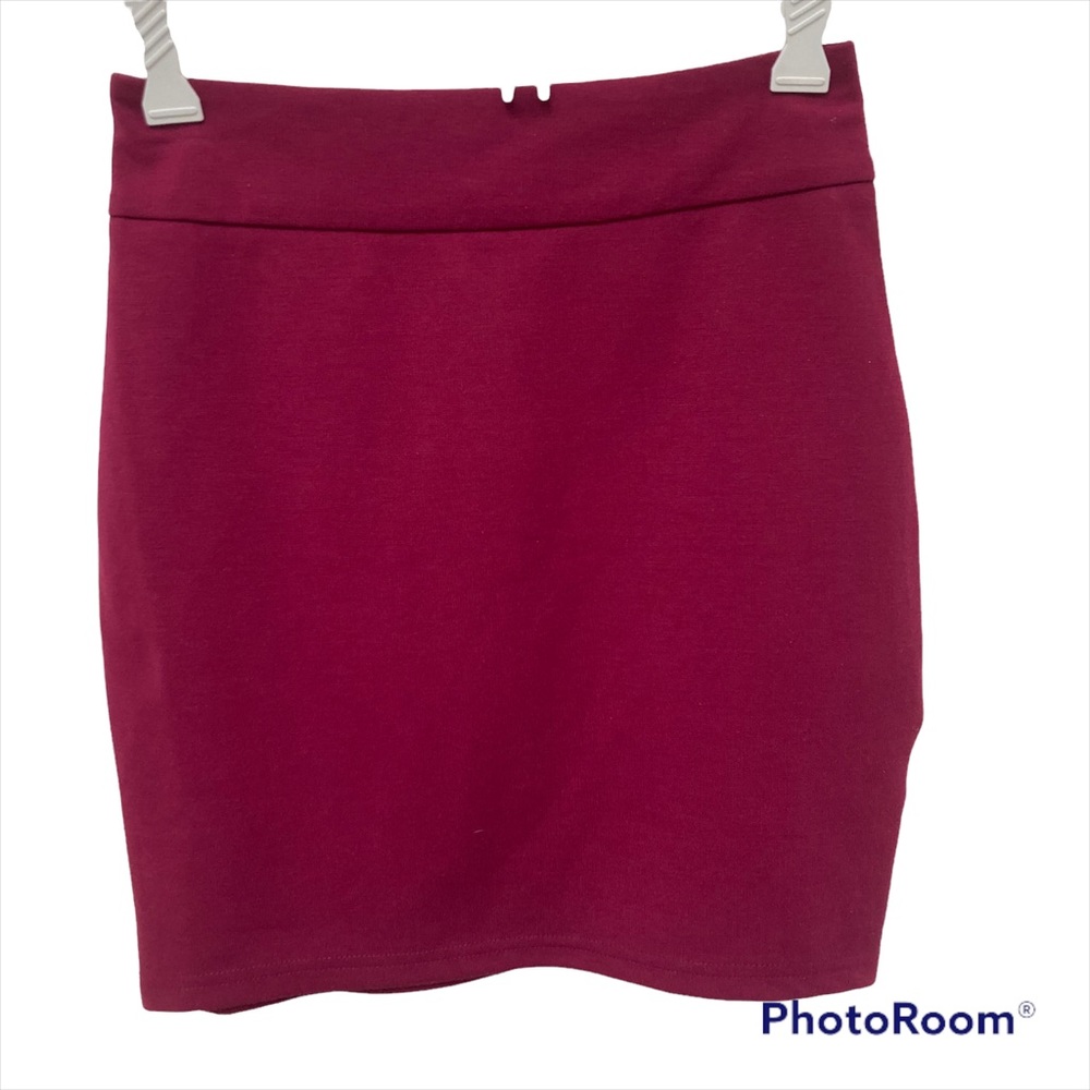 TOBI Tube Bodycon Tight Pencil Mini Skirt Size Small Purple/Pink Color